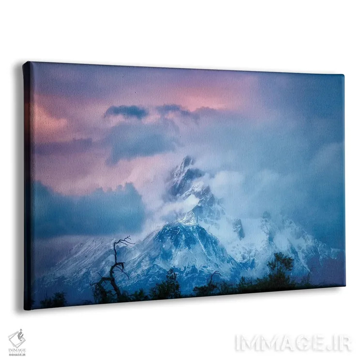 تابلو طلوع خورشید کوه ویِل اثر دنیس فراتس - نمای پرسپکتیو محصول