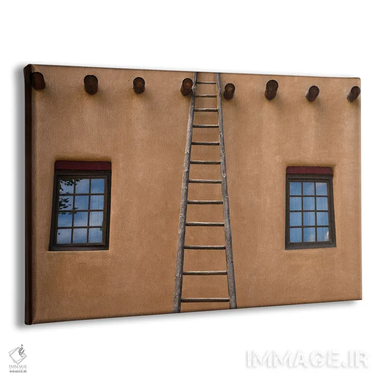 تابلو نردبان خشتی اثر دنیس فراتس - نمای پرسپکتیو محصول