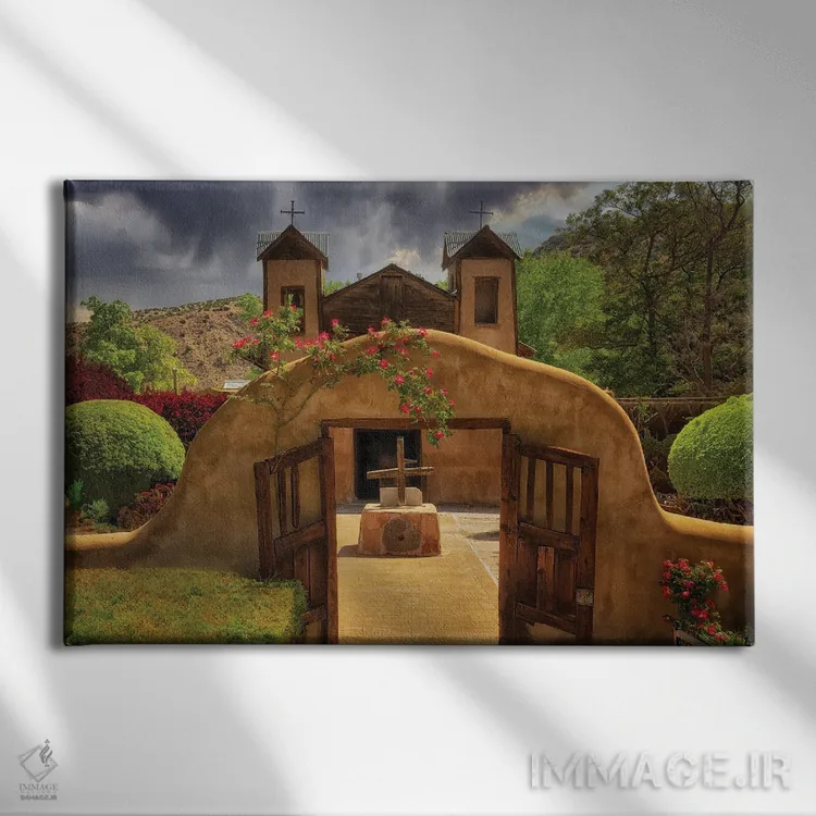 تابلو کلیسای جنوبغربی II اثر دنیس فراتس - نمای روبهرو روی دیوار