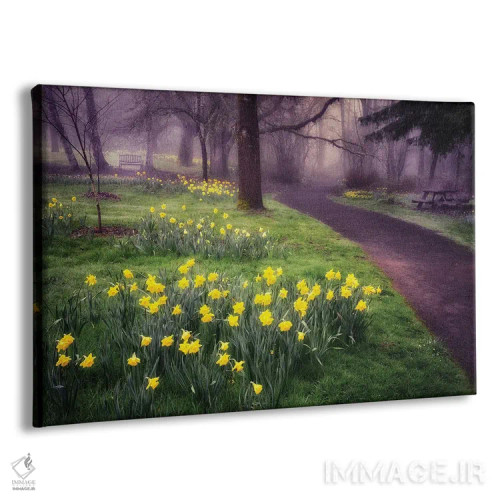 تابلو مسیر گل نرگس اثر دنیس فراتس - نمای پرسپکتیو محصول