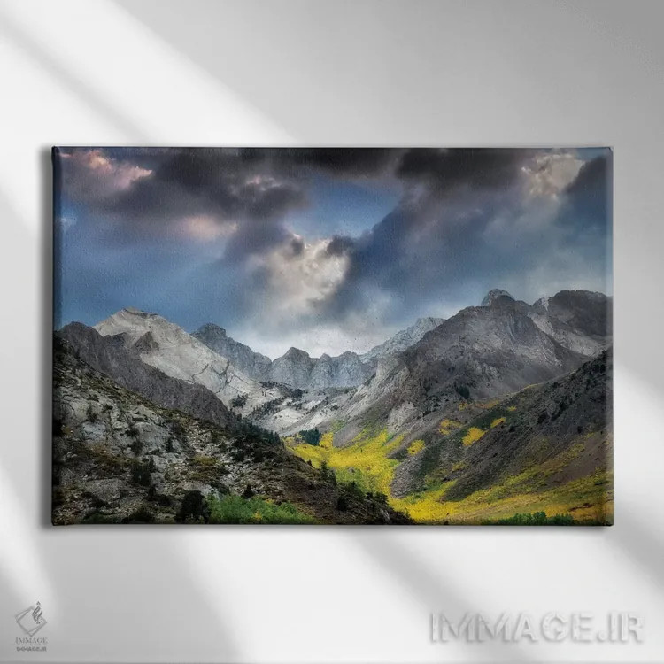 تابلو جریان پاییزی II اثر دنیس فراتس - نمای روبهرو روی دیوار