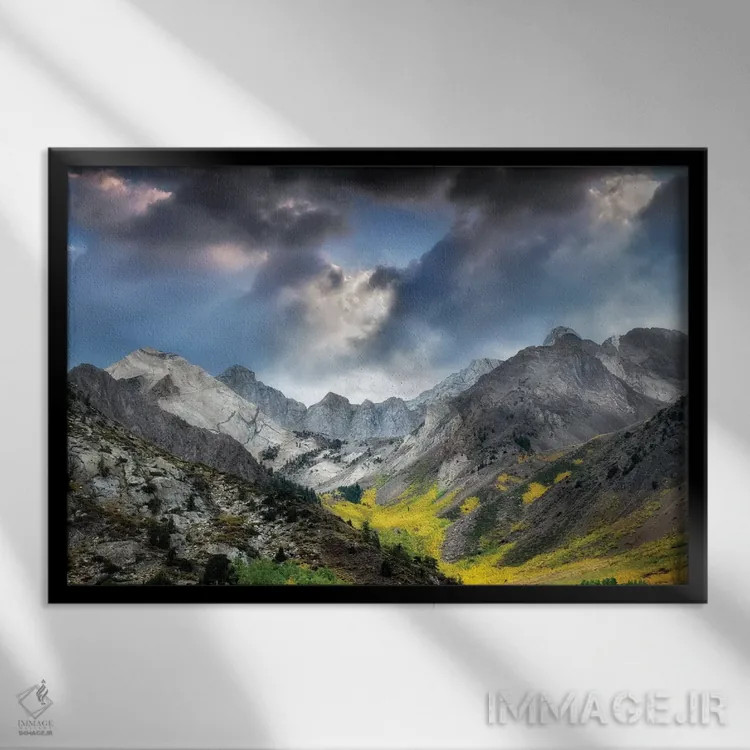 تابلو جریان پاییزی II اثر دنیس فراتس - نمای قابدار مشکی