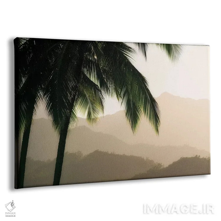 تابلو تپههای نخلستانی اثر دنیس فراتس - نمای پرسپکتیو محصول