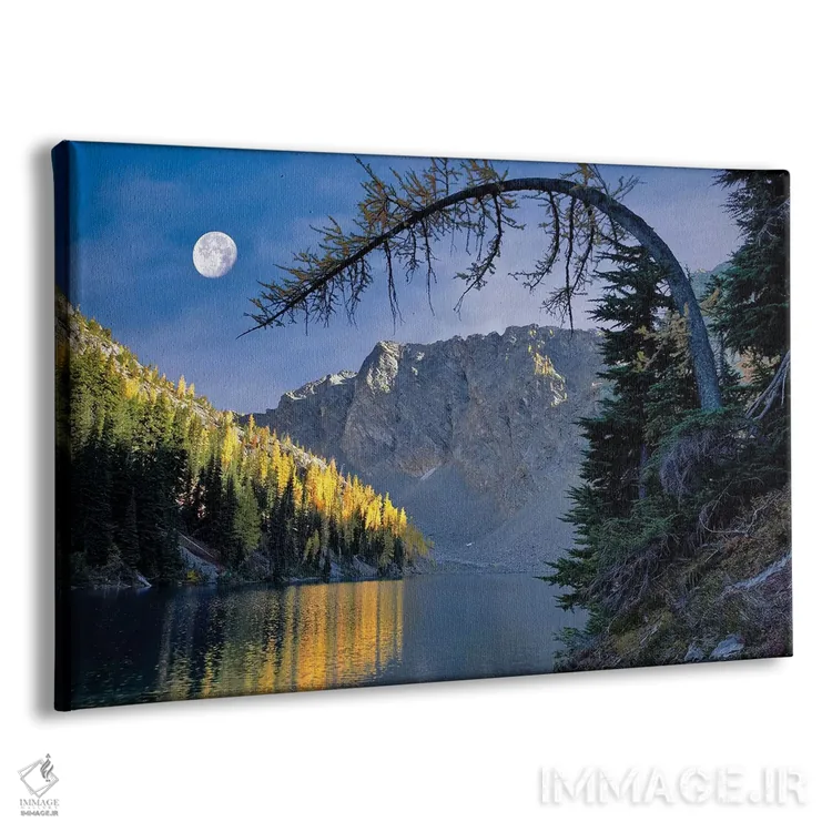 تابلو بازتاب ماه پائیزی اثر دنیس فراتس - نمای پرسپکتیو محصول