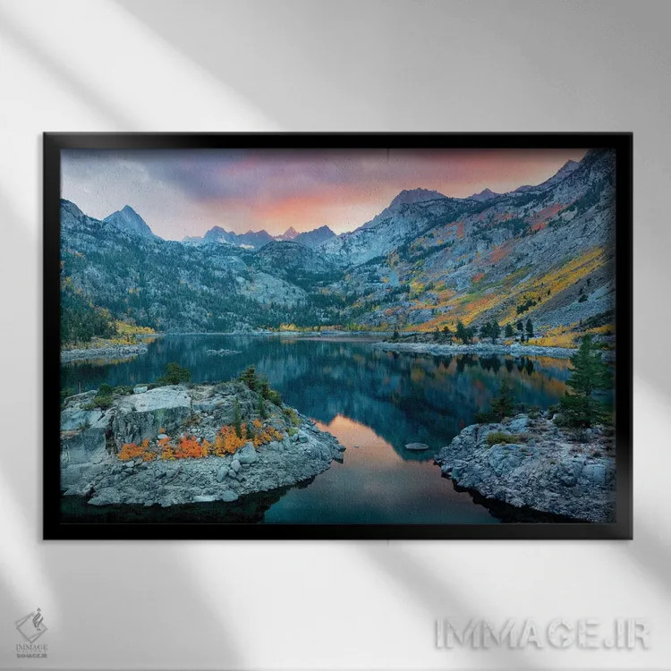 تابلو پاییز سابرینا (نام محل) اثر دنیس فراتس - نمای قابدار مشکی