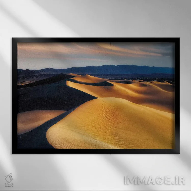 تابلو تلماسههای تراشیدهشده اثر دنیس فراتس - نمای قابدار مشکی