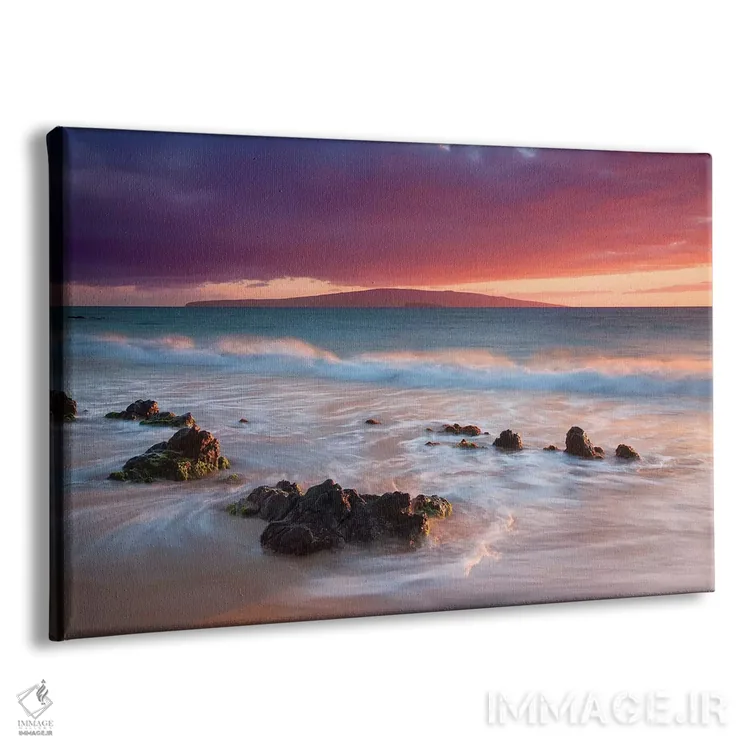 تابلو غروب آرام مائوئی (جزیره هاوایی) اثر دنیس فراتس - نمای پرسپکتیو محصول