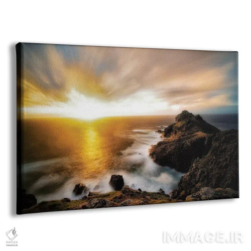 تابلو ساحل وحشی کورنوال (انگلستان) اثر دنیس فراتس - نمای پرسپکتیو محصول