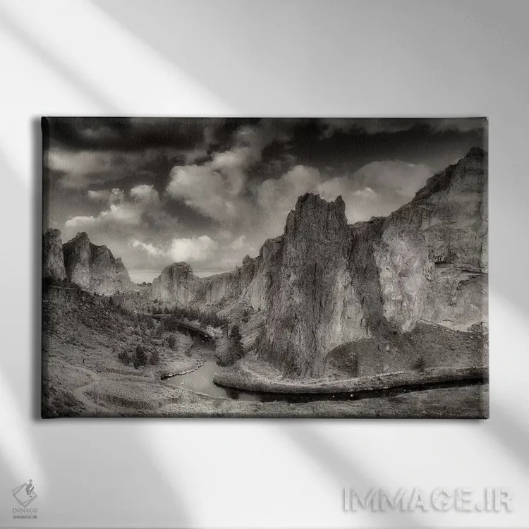 تابلو جوی دره ۱ اثر دنیس فراتس - نمای روبهرو روی دیوار