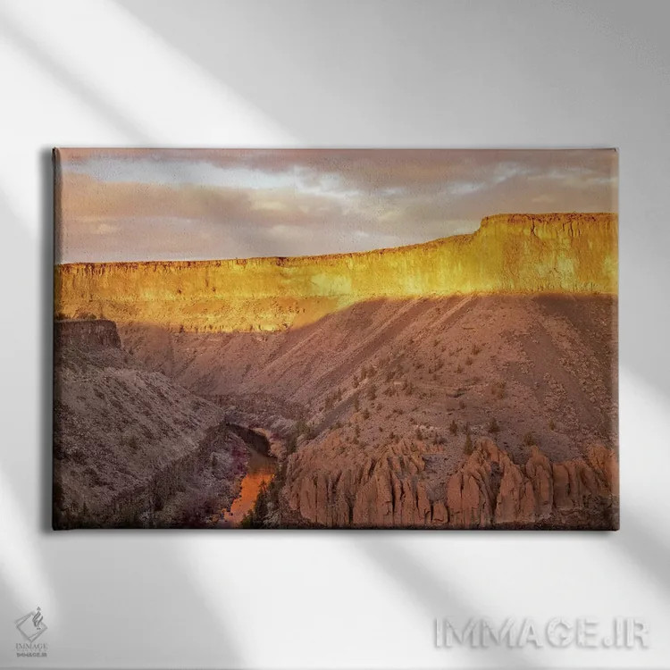 تابلو جویبار دره II اثر دنیس فراتس - نمای روبهرو روی دیوار
