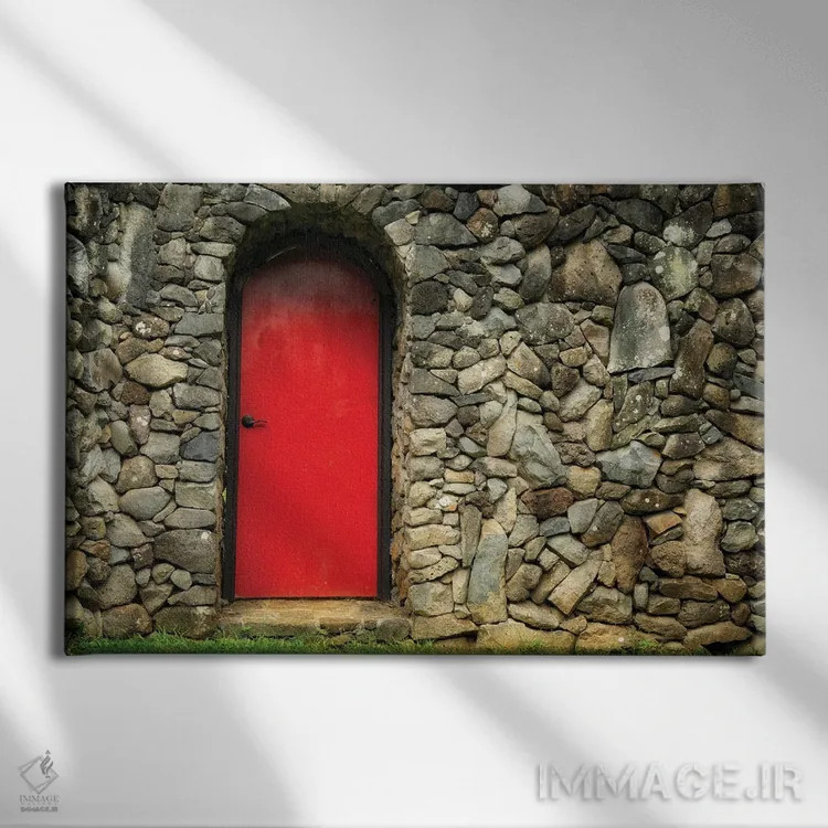 تابلو در قرمز اثر دنیس فراتس - نمای روبهرو روی دیوار