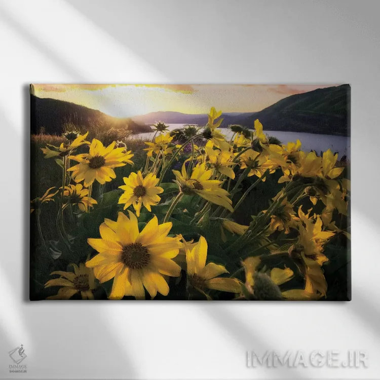 تابلو گیاهان کلمبیا (نام منطقه/رودخانه/کشور) اثر دنیس فراتس - نمای روبهرو روی دیوار