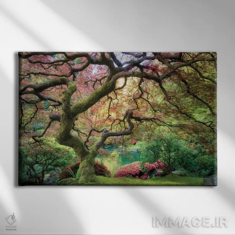 تابلو افرا پیچخورده اثر دنیس فراتس - نمای روبهرو روی دیوار