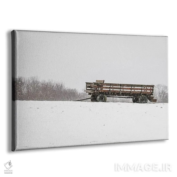 تابلو واگن زمستانی اثر دبرا اوبرتانک - نمای پرسپکتیو محصول