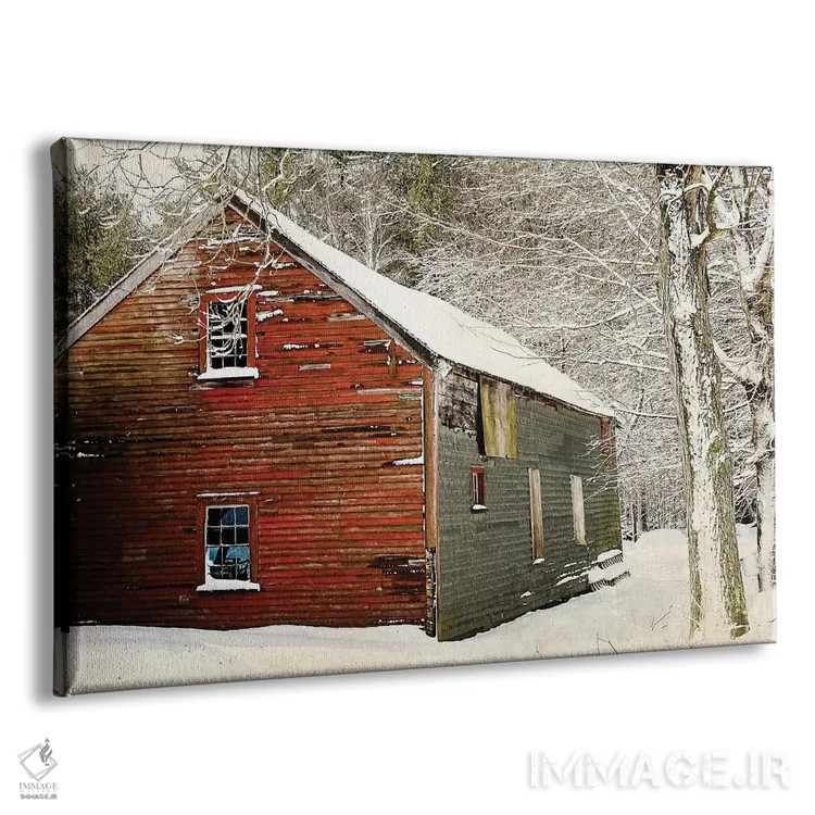 تابلو انبار قرمز اثر دبرا اوبرتانک - نمای پرسپکتیو محصول