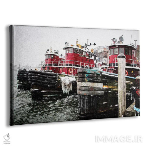 تابلو یدککشهای زمستانی اثر دبرا اوبرتانک - نمای پرسپکتیو محصول