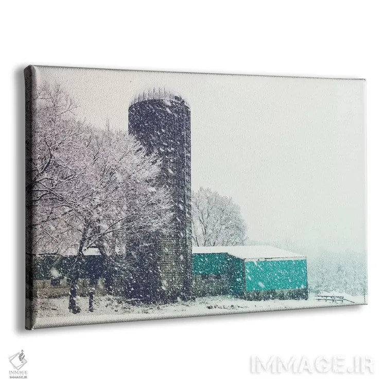 تابلو زمستان در مزرعه اثر دبرا اوبرتانک - نمای پرسپکتیو محصول