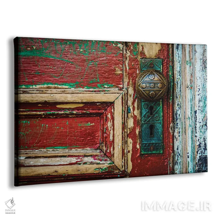 تابلو درِ قرمز اثر دبرا اوبرتانک - نمای پرسپکتیو محصول