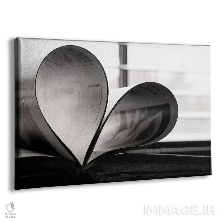 تابلو عشق به کتاب اثر دبرا اوبرتانک - نمای پرسپکتیو محصول