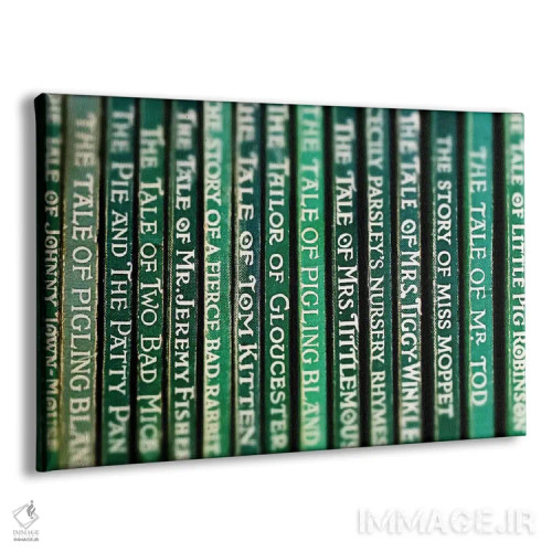 تابلو کتابخانهٔ دوران کودکی اثر دبرا اوبرتانک - نمای پرسپکتیو محصول