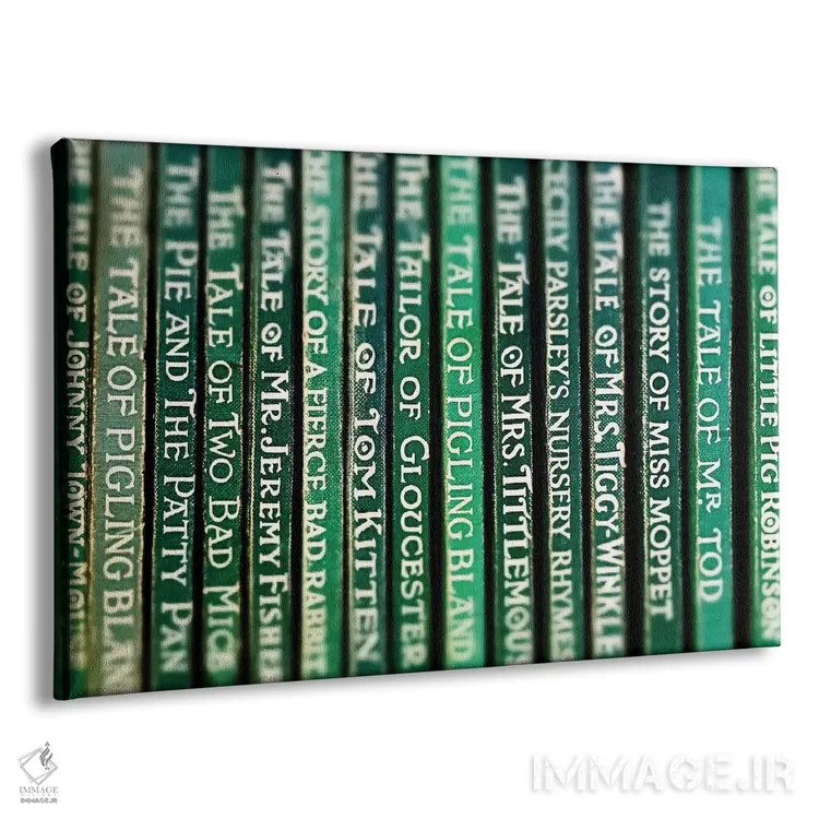 تابلو کتابخانهٔ دوران کودکی اثر دبرا اوبرتانک - نمای پرسپکتیو محصول