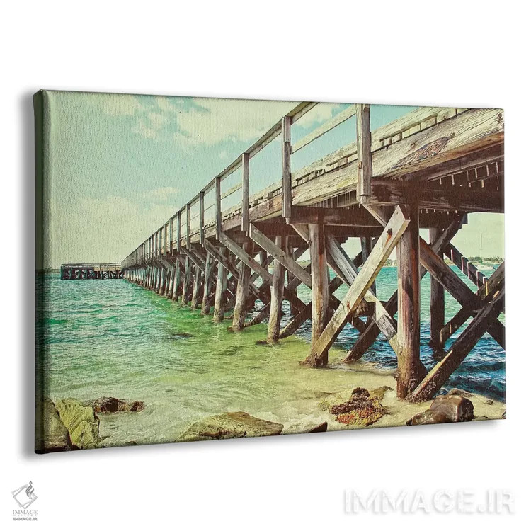 تابلو اسکلهٔ اقیانوسی اثر دبرا اوبرتانک - نمای پرسپکتیو محصول