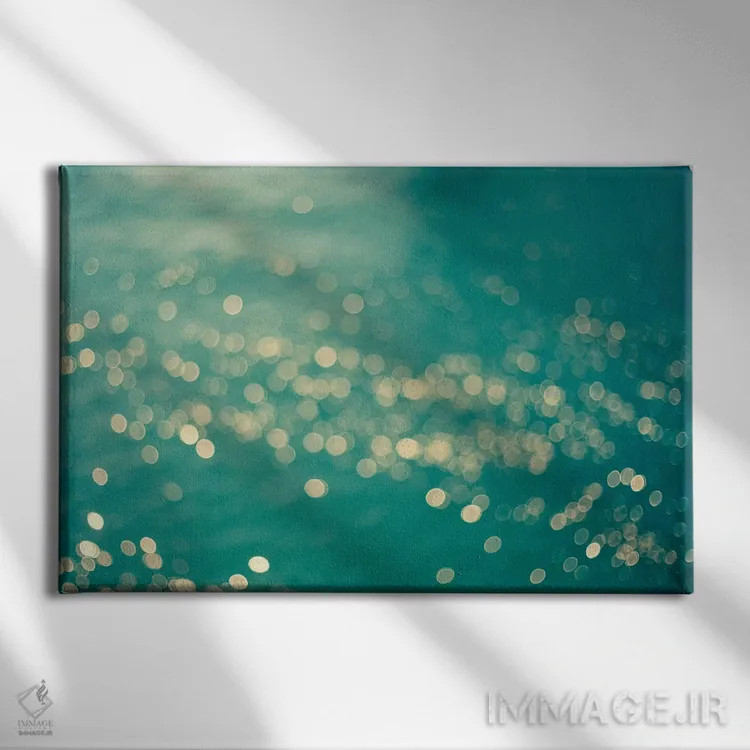 تابلو دریای درخشان اثر دبرا اوبرتانک - نمای روبهرو روی دیوار