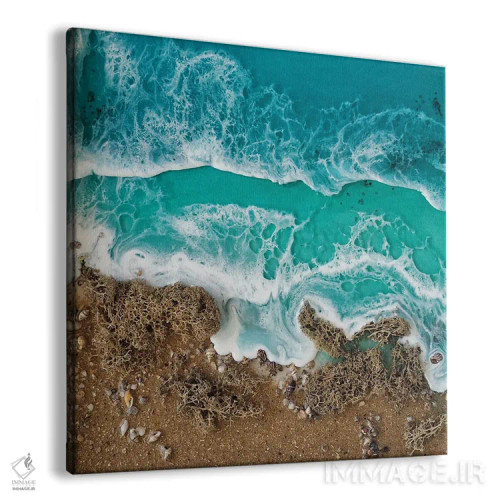 تابلو اقیانوسهای درختی ۳ اثر دلنارا ال - نمای پرسپکتیو محصول