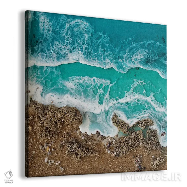 تابلو اقیانوسهای درختی ۳ اثر دلنارا ال - نمای پرسپکتیو محصول