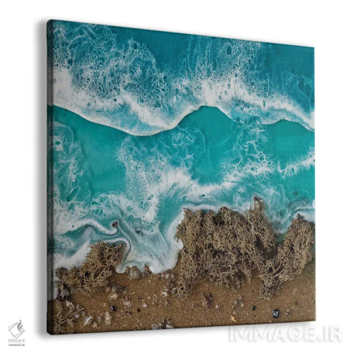 تابلو اقیانوسهای درختی ۲ اثر دلنارا ال - نمای پرسپکتیو محصول