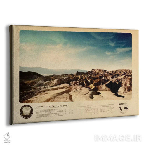 تابلو پارک ملی دره مرگ (آمریکا) اثر طراحی ۲۰۴۶ - نمای پرسپکتیو محصول