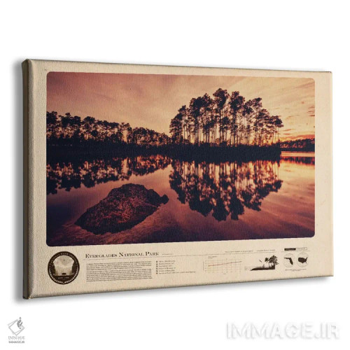 تابلو پارک ملی اورگلیدز (آمریکا) اثر طراحی ۲۰۴۶ - نمای پرسپکتیو محصول