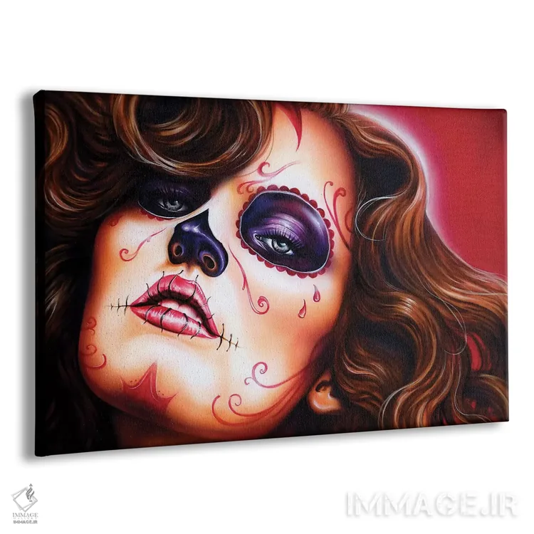 تابلو دختران جمجمه II اثر درک تورکوت - نمای پرسپکتیو محصول