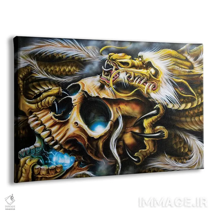 تابلو جستجوی اژدهای طلایی اثر درک تورکوت - نمای پرسپکتیو محصول