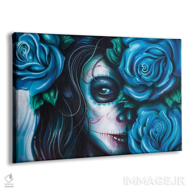 تابلو دختران جمجمه III اثر درک تورکوت - نمای پرسپکتیو محصول