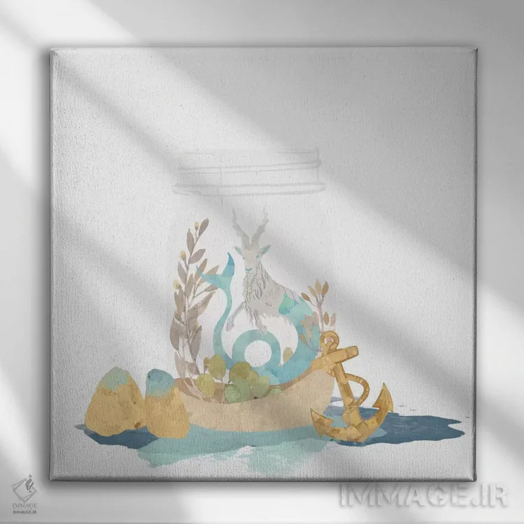 تابلو انداختن لنگر اثر فایو بای فایو کالکتیو - نمای روبهرو روی دیوار