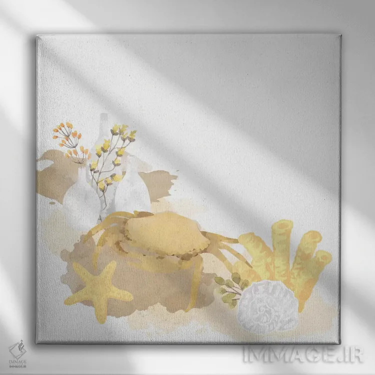 تابلو بازی با شن اثر فایو بای فایو کالکتیو - نمای روبهرو روی دیوار