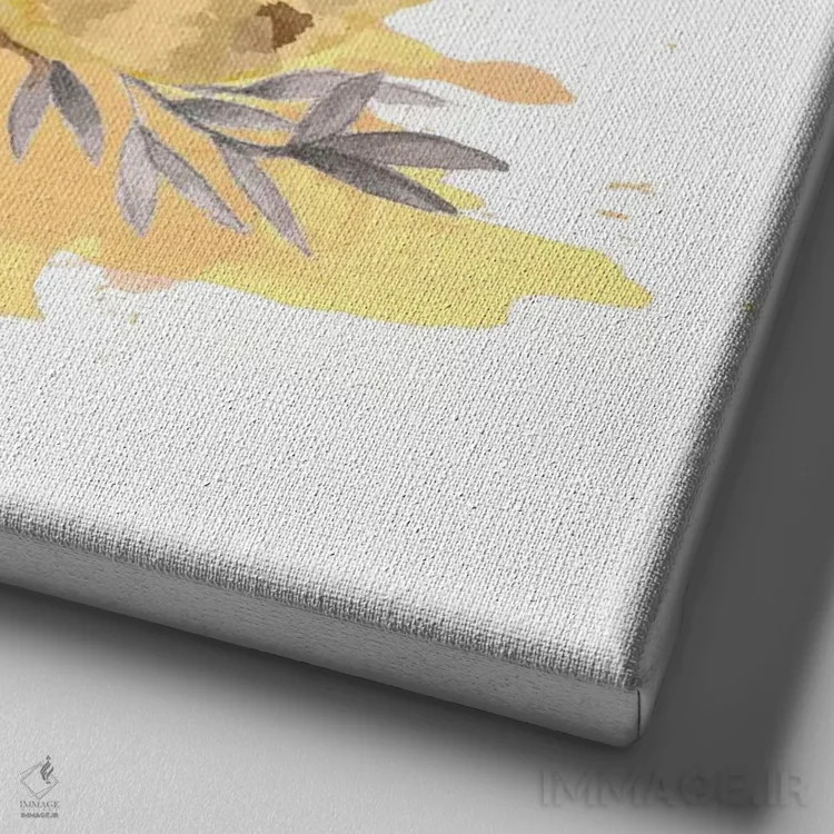 تابلو آرام بخواب اثر فایو بای فایو کالکتیو - نمای نزدیک بافت بوم