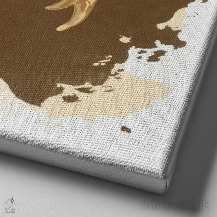 تابلو خانه مدرن بیابانی اثر فایو بای فایو کالکتیو - نمای نزدیک بافت بوم