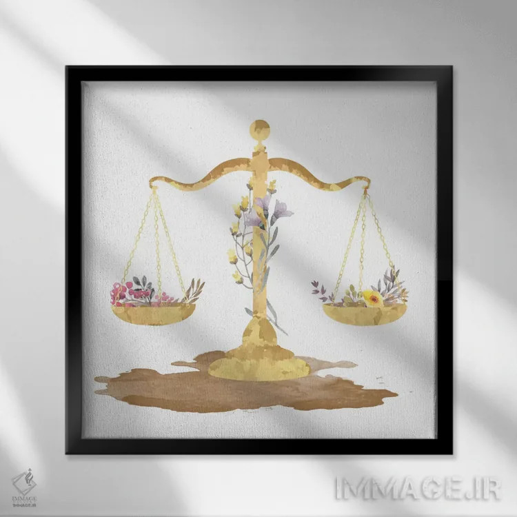 تابلو همیشه ثابت اثر فایو بای فایو کالکتیو - نمای قابدار مشکی