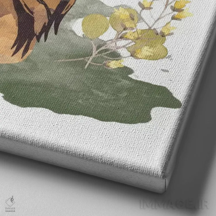 تابلو مشرف بر یک امپراتوری اثر فایو بای فایو کالکتیو - نمای نزدیک بافت بوم