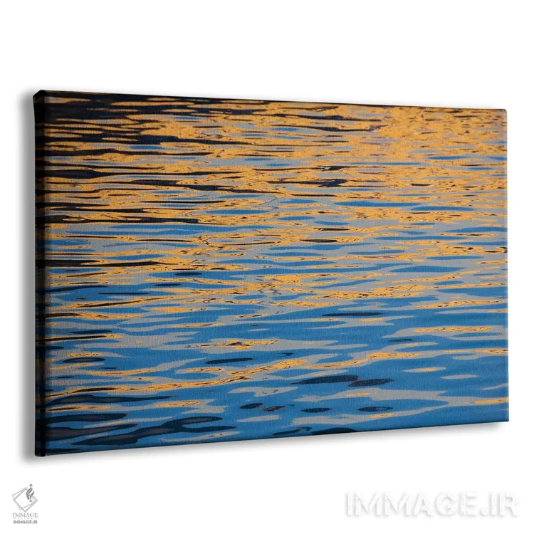 تابلو Canary Islands, Spain,نگاهی انتزاعی به بازتاب رنگهای غروب بر اقیانوس آرام، جزایر قناری، اسپانیا اثر دیوید فلیتهام - نمای پرسپکتیو محصول