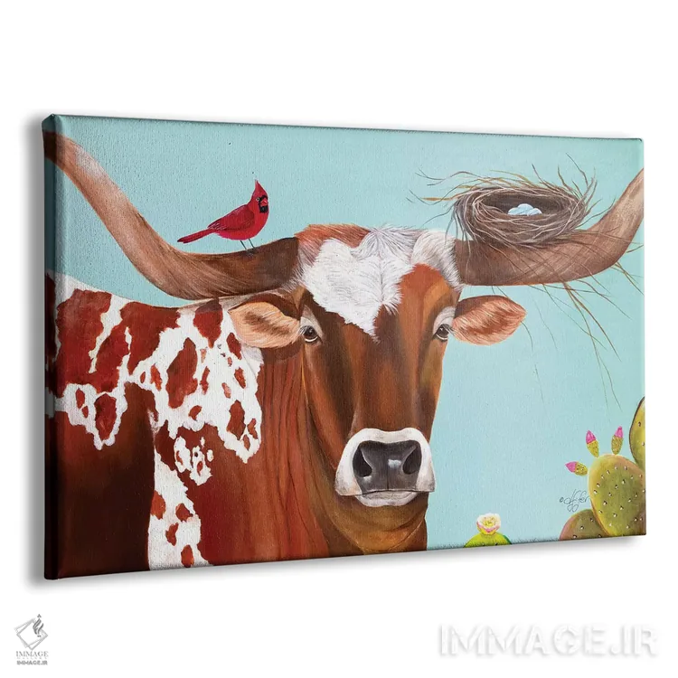 تابلو در آغوش طبیعت اثر دایان فیفر - نمای پرسپکتیو محصول