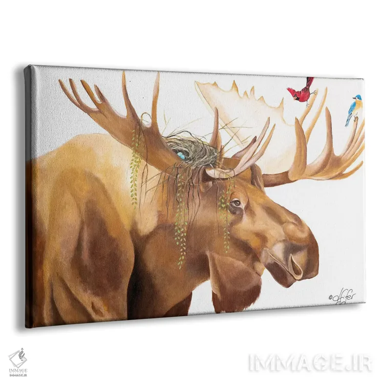 تابلو مفتخورها اثر دایان فیفر - نمای پرسپکتیو محصول