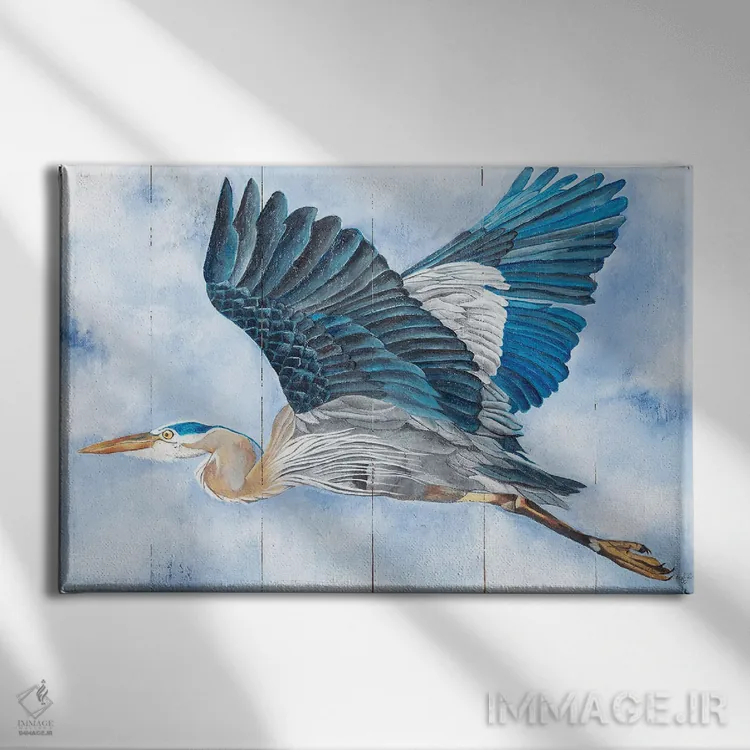 تابلو بالهایت را بگشا اثر دایان فیفر - نمای روبهرو روی دیوار