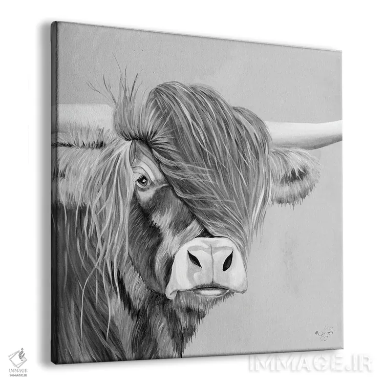 تابلو کوهدشت پشمالو اثر دایان فیفر - نمای پرسپکتیو محصول