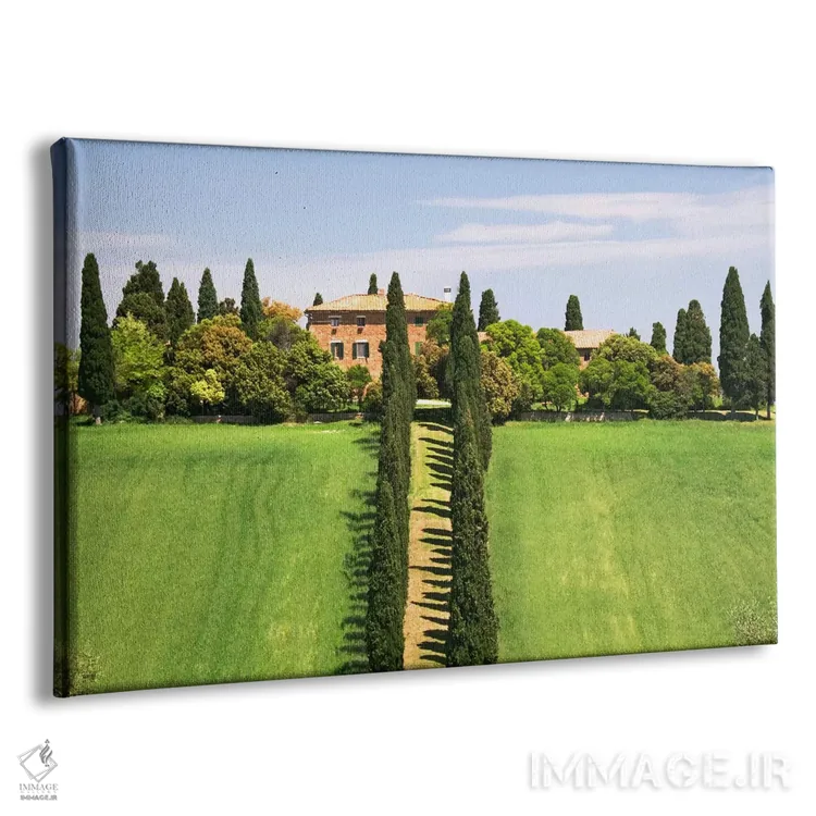 تابلو Val d'Orcia, Tuscany Region, Italy,ملک روستایی، واله دورچیا، منطقه توسکانی، ایتالیا اثر دنیس فلهرتی - نمای پرسپکتیو محصول