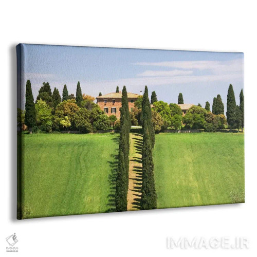 تابلو Val d'Orcia, Tuscany Region, Italy,ملک روستایی، واله دورچیا، منطقه توسکانی، ایتالیا اثر دنیس فلهرتی - نمای پرسپکتیو محصول