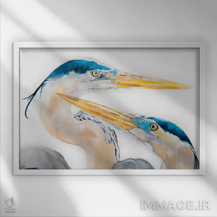 تابلو رقص اثر دایان فیفر - نمای قابدار سفید