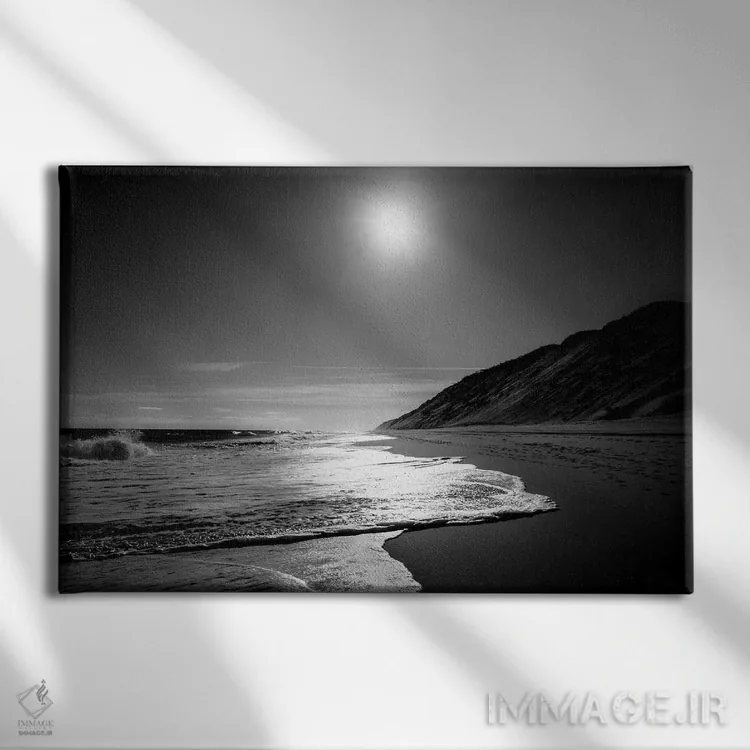 تابلو در برابر تپه شنی اثر داگ فولک - نمای روبهرو روی دیوار